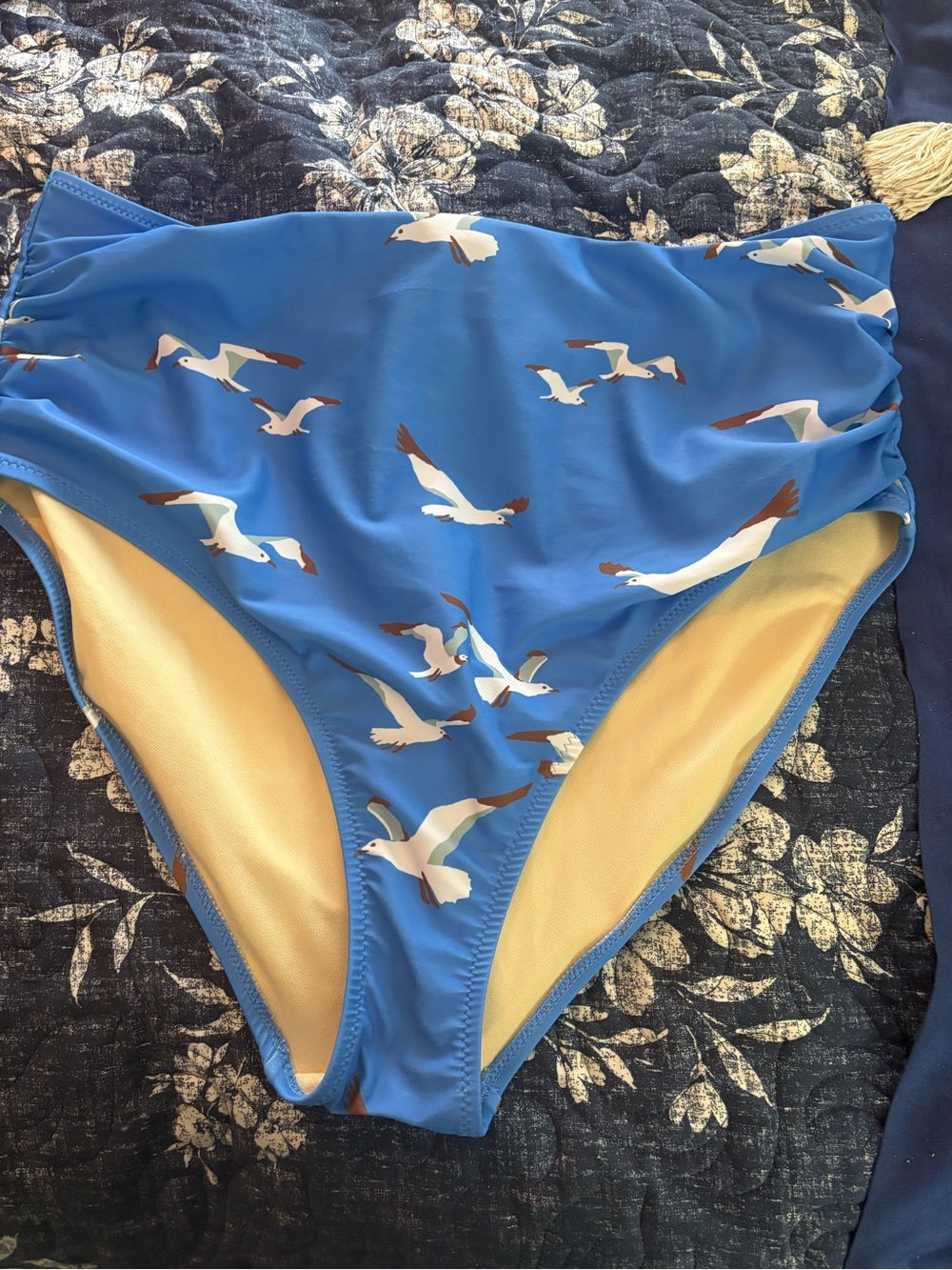 Pink Chicken High Waisted Bikini Bottoms Size XL